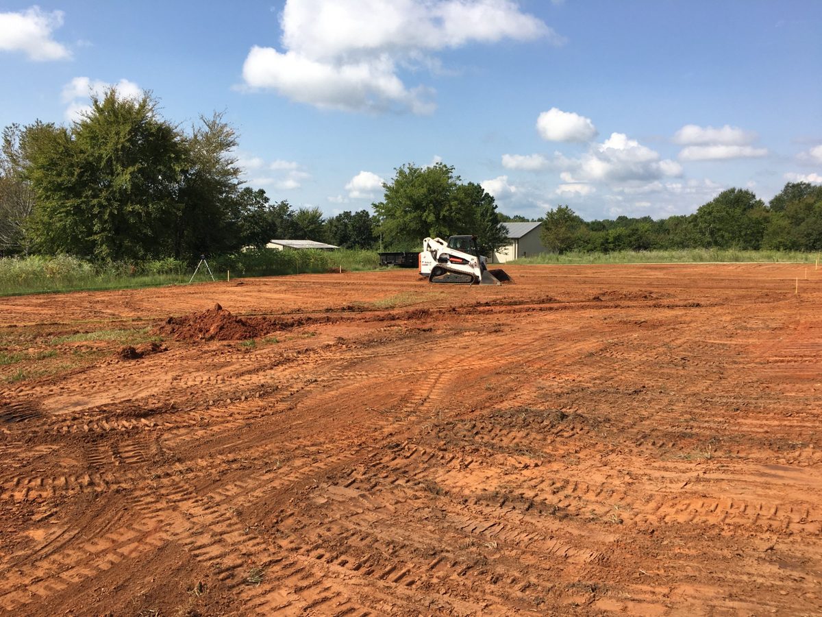 Site excavation and grading